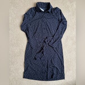 Brooks Brothers NWT Navy Star Print Dress